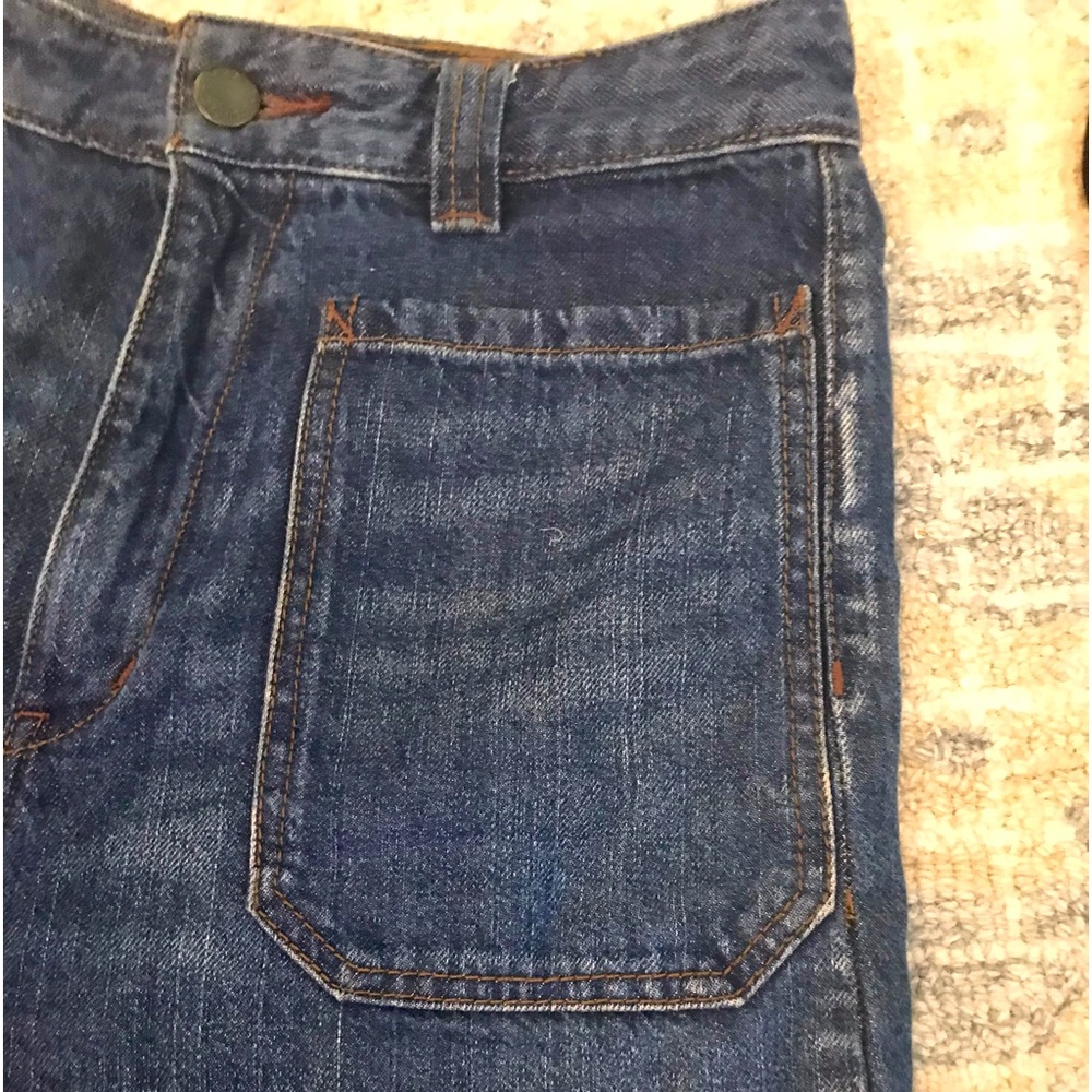 We The Free Cropped Denim High Rise Culottes